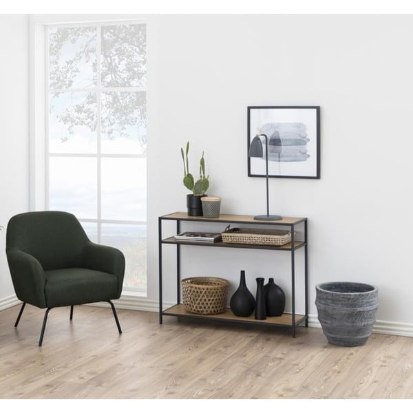 Must konsoollaud 100x35 cm Seaford - Actona-image-1