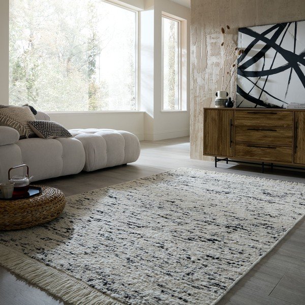 Hall/elevandiluust käsitsi kootud villane vaip 140x200 cm Ellsa - Flair Rugs-image-1