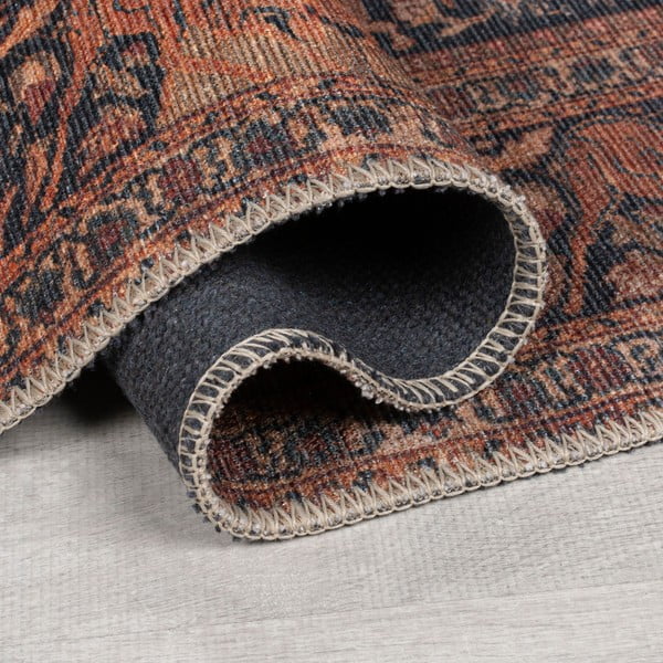 Burgundiapunane pestav vaip 152x230 cm Nico Global - Flair Rugs-image-2