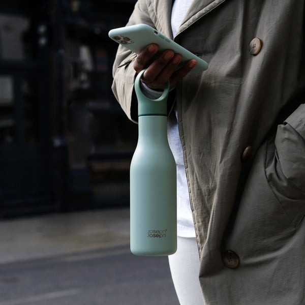 Mündivärvi roostevabast terasest reisipudel 500 ml Loop - Joseph Joseph-image-2