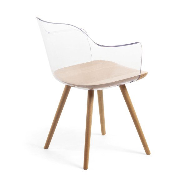 Tugitool pöögist jalgadega Klam - Kave Home-image-3