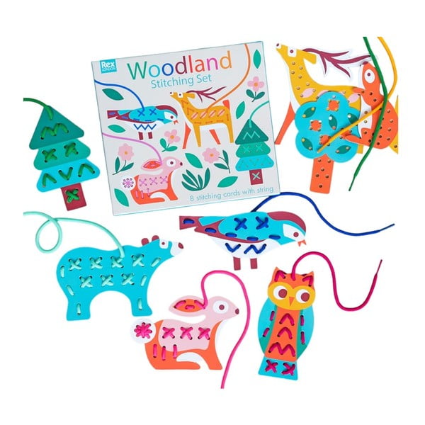 Loominguline komplekt Stitching set Woodland - Rex London