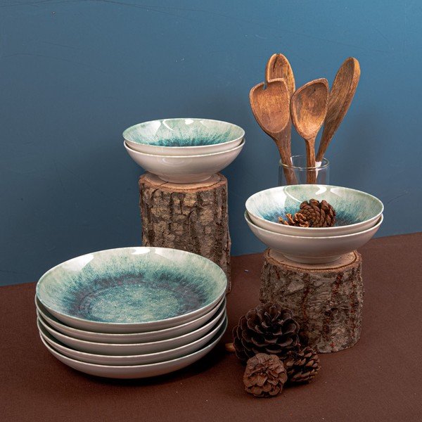 Portselanist söögikomplekt 18 tk Forest - Güral Porselen-image-1