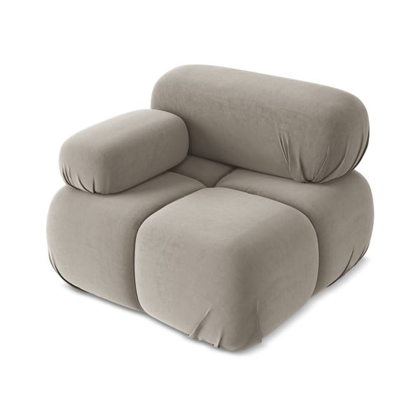 Beež sametne diivanimoodul (vasakpoolne nurk) Lokua - Makamii-image-2