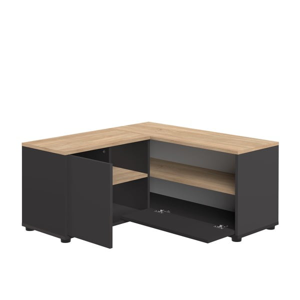 Must tammedekooriga telerilaud 90x45 cm Angle - TemaHome-image-3