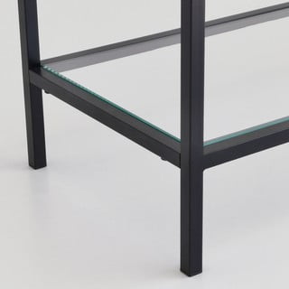 Must klaasist riiul 100x85 cm Camiko - Neostill