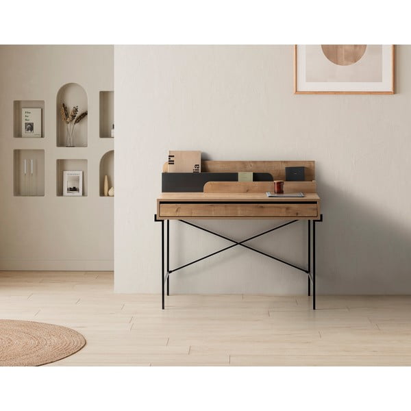 Tammepuust töölaud  60x113 cm Lila - Marckeric-image-2