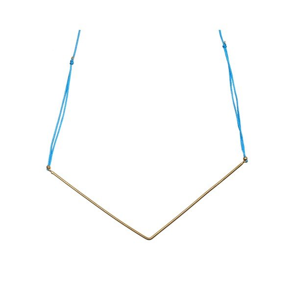 Náhrdelník Chevron Turquoise-image-1