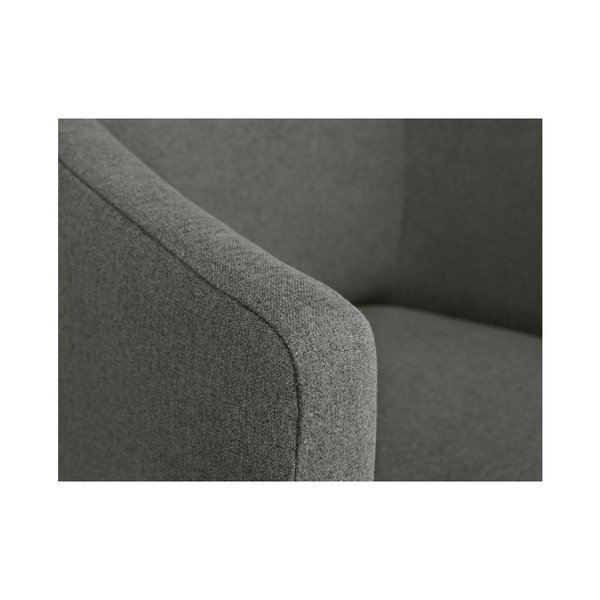 Světle šedé křeslo s područkami Micadoni Home Matteo-image-2
