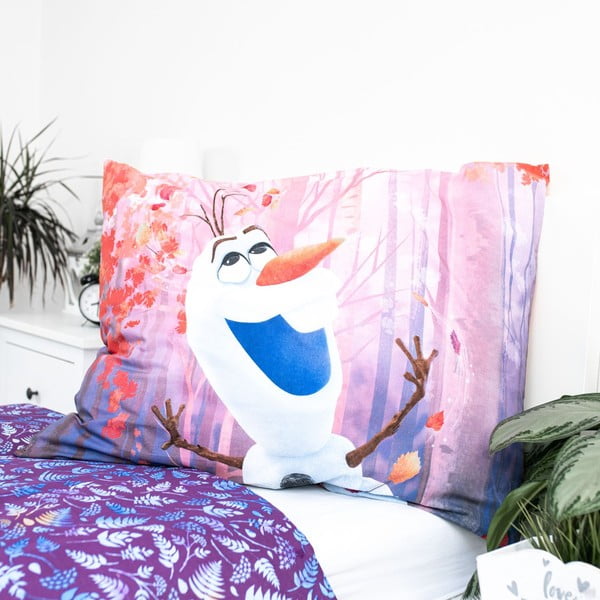 Puuvillane laste voodipesu 140x200 cm Frozen "Sister Purple" - Jerry Fabrics-image-3