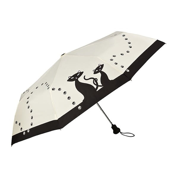 Skládací deštník Von Lilienfeld Black Cats, ø 90 cm