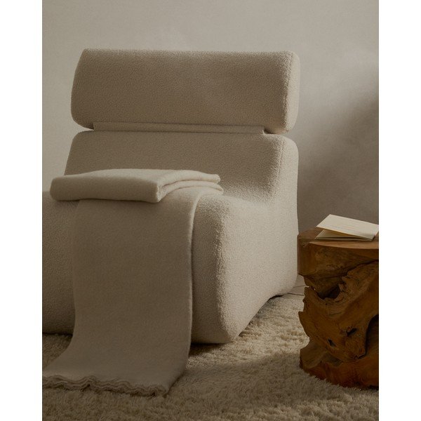 Elevandiluuvärvi bukleekangast tugitool Club - Kave Home-image-1