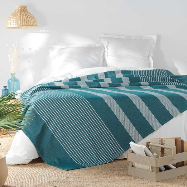 Sinine voodikate 220x240 cm Adele - douceur d'intérieur-image-1