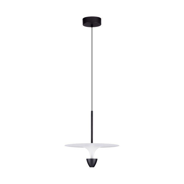 Matt must alumiiniumist LED-rippvalgusti ø 34 cm Topio - Nova Luce