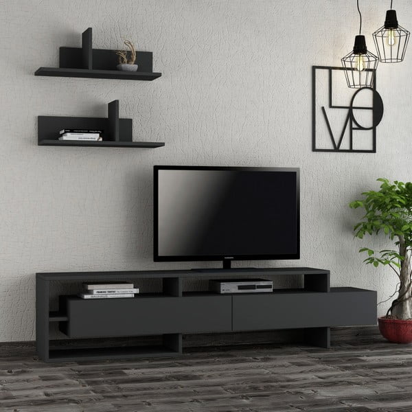 Antratsiitne TV-komplekt 180x42x32 cm Gara – Homitis-image-3