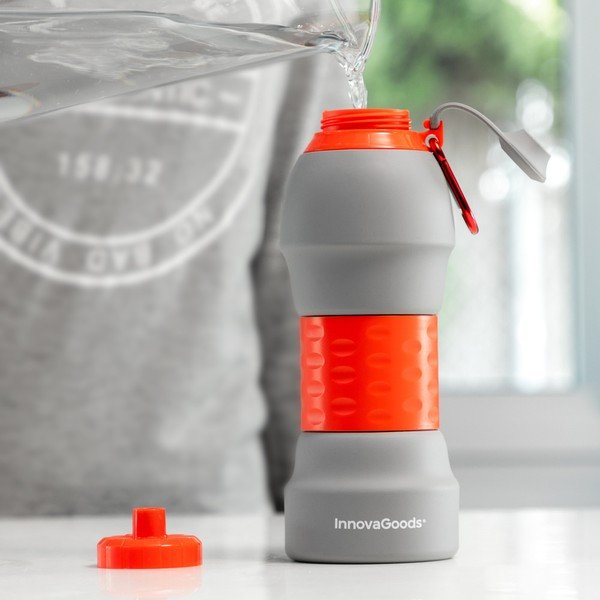 Kokkupandav silikoonist pudel, 580 ml - InnovaGoods-image-1