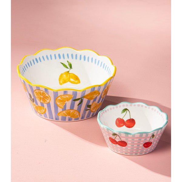 Kollane/helesinine kauss ø 16 cm Capri - Ladelle-image-3