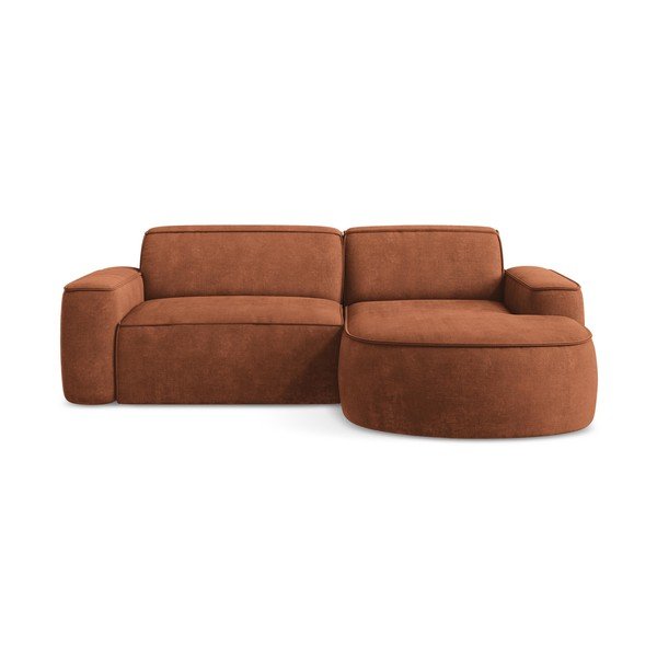 Terrakottapunane šenillist nurgadiivan (parem nurk) Omao - Makamii