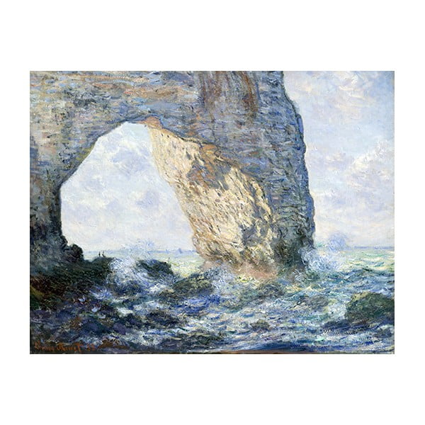 Obraz Claude Monet - The Manneporte, 50x40 cm
