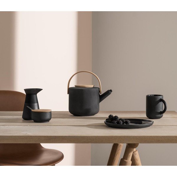 Must savinõudest piimakann 400 ml Theo - Stelton-image-1