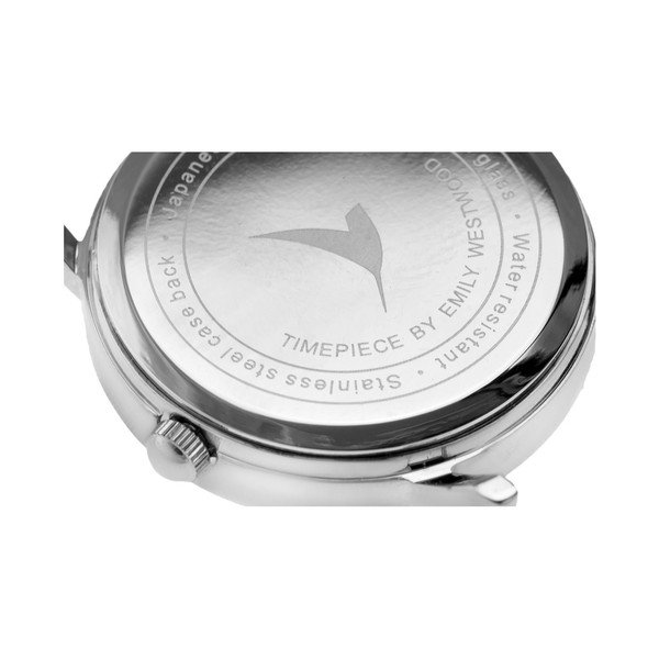 Dámské hodinky s šedým páskem z nerezové oceli Emily Westwood Bussiness-image-3