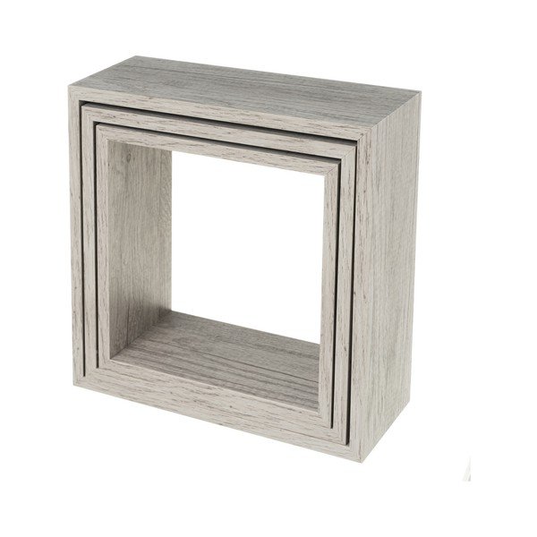 Hallid riiulid 3-st komplektis - Casa Selección-image-1