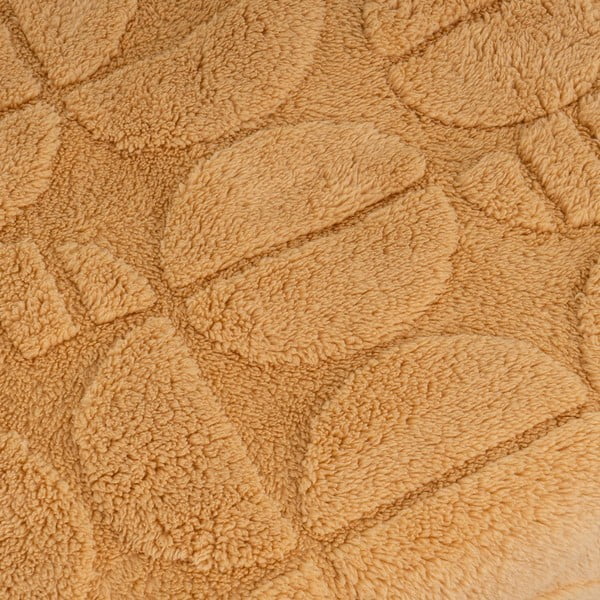 Kollane mikroplüüsist tekk 130x160 cm Mid Century - Casa Selección-image-3