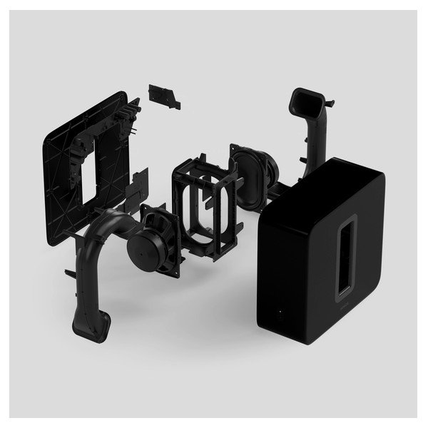 Černý přenosný reproduktor Sonos Sub-image-1