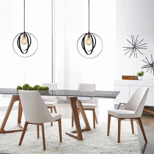 Must rippvalgusti Vaveyla - Opviq lights-image-4