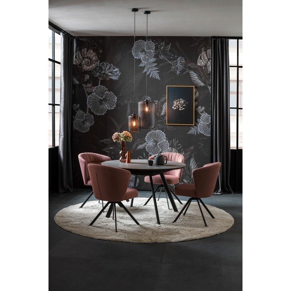 Must rippvalgusti metallist varjuga ø 16 cm Cage - Fischer & Honsel-image-1