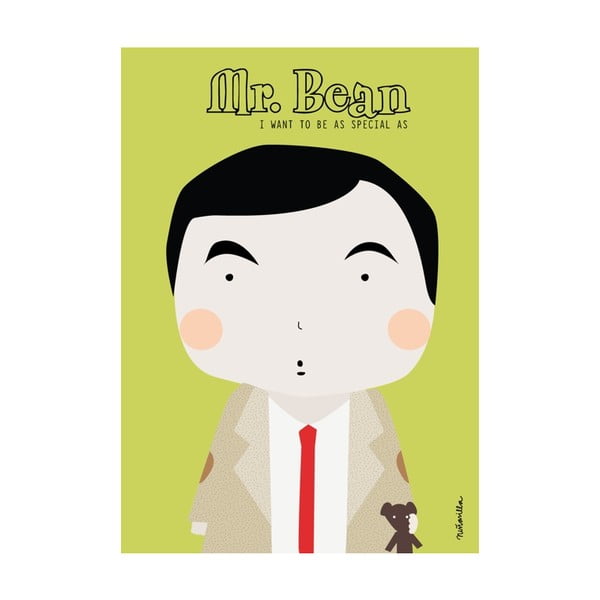 Plakát I want to be Mr. Bean