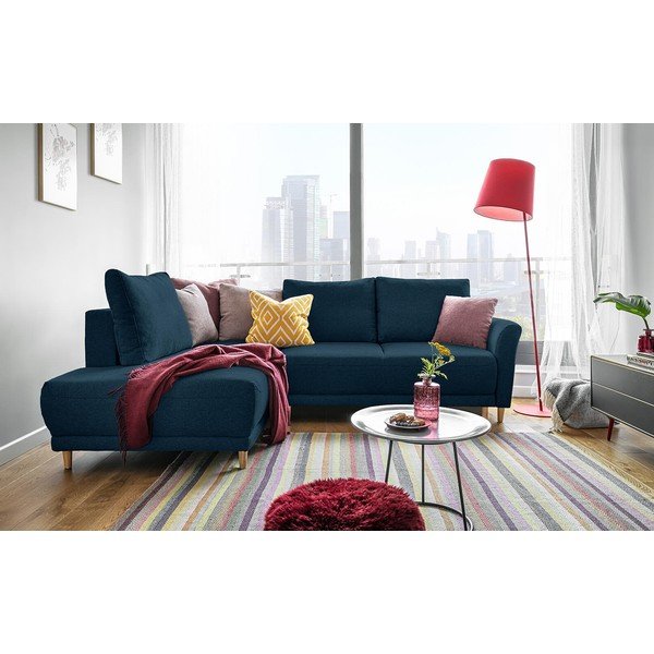 Mereväe sinine nurgadiivan, vasakpoolne nurk Lovely Annie - Miuform-image-1