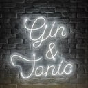 Valge seinalamp Gin ja Tonic, 80 x 79 cm Gin & Tonic - Candy Shock