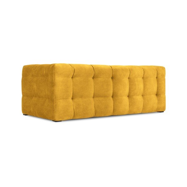 Kollane sametne diivan , 208 cm Vesta - Windsor & Co Sofas-image-4