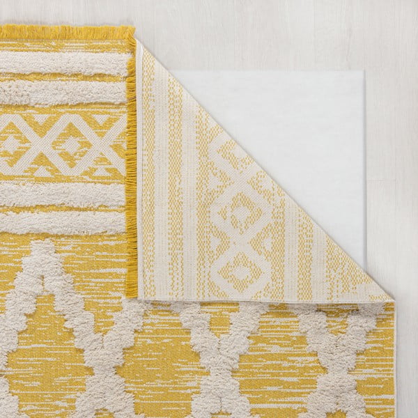 Kollane vaip 160x230 cm Moroc Larache - Flair Rugs-image-4