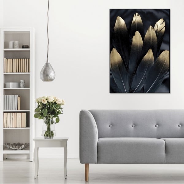 Maal 50x70 cm Golden Feather - Malerifabrikken-image-1