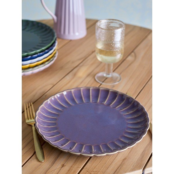 Tumepunane kivinõude taldrik ø 27 cm Latina - Bloomingville-image-1