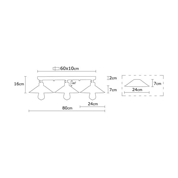 Must rippvalgusti Berceste - Opviq lights-image-4