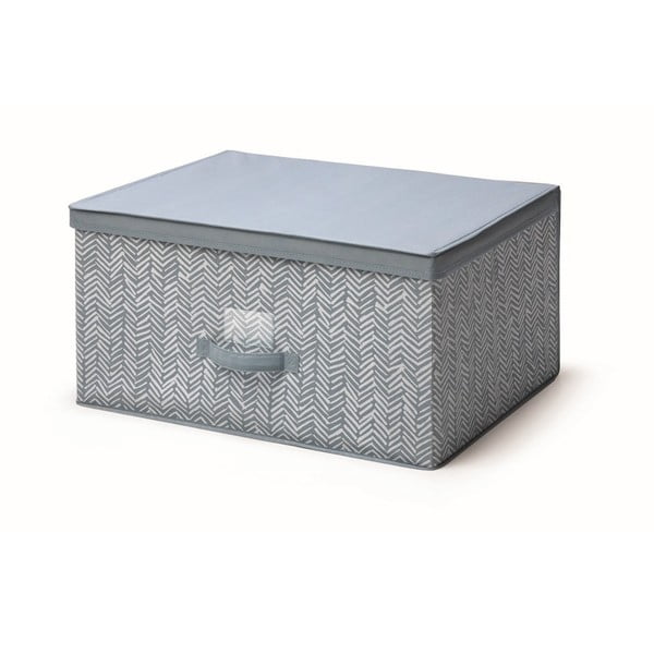Modrý úložný box s víkem Cosatto Tweed, šířka 60 cm