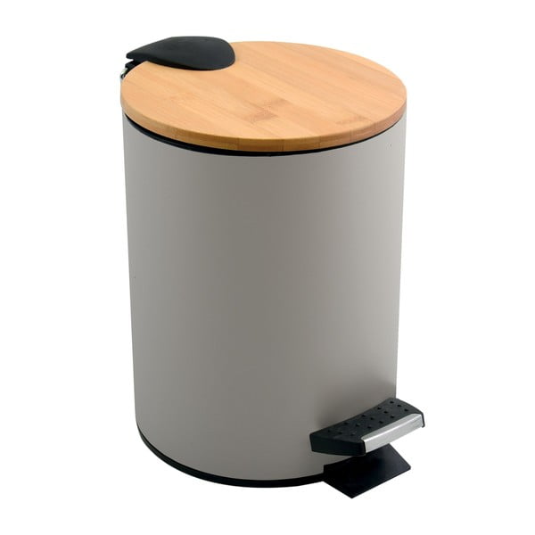 Hallikaspruun terasest prügikast 3 l Adonis - Spirella