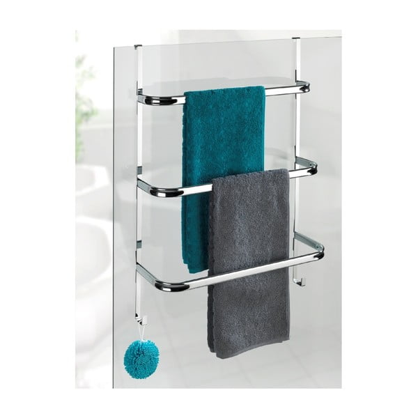 Hõbedane isekandev rätikuhoidja, 21 x 54 cm Towel Holder Chrome - Wenko-image-3