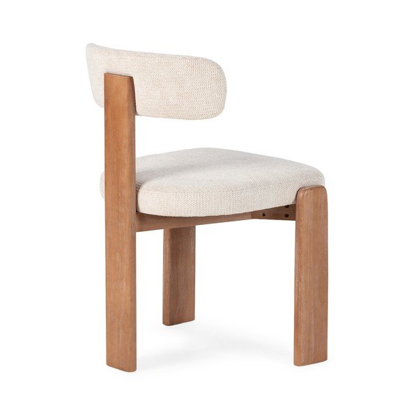 Kreemikad polsterdatud söögitoolid, 2 tk komplektis Nadia - MOME-image-4