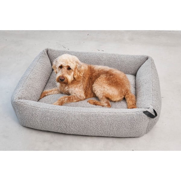 Hall bukleekangast koeravoodi 71x91 cm Senso Pebble M - MiaCara-image-2