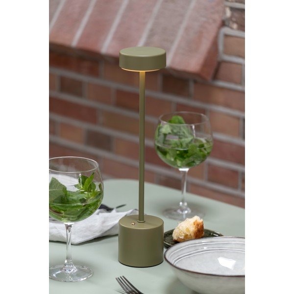 Roheline LED-laualamp metallvarjuga (kõrgus 37,5 cm) Ganar LED - Leitmotiv-image-1