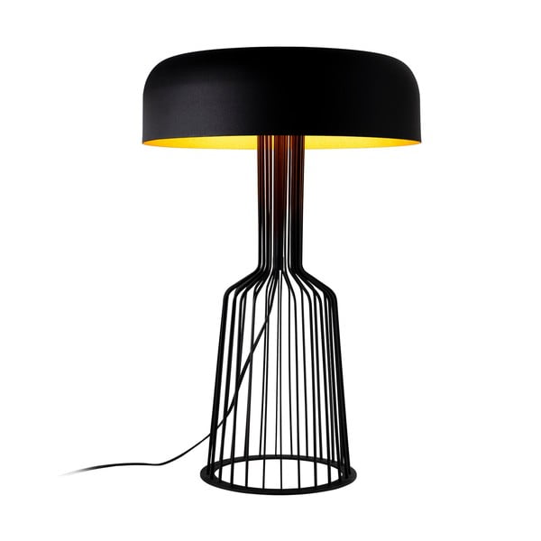 Must lauavalgusti metallist varjuga (kõrgus 57 cm) Fellini - Opviq lights