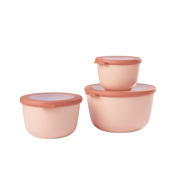 3 roosa Cirqula suupistekarbi komplekt Nordic - Mepal