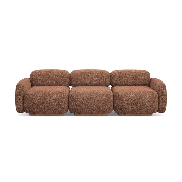 Oranž/pruun moodulsofa 270 cm Ailani - Makamii