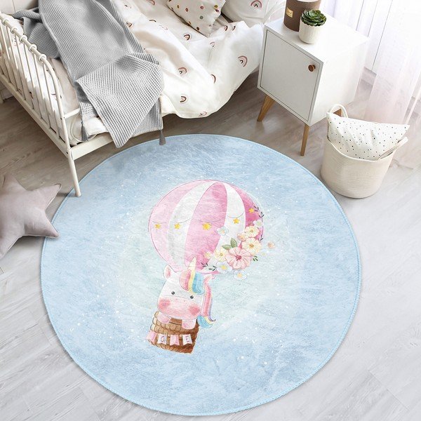 Helesinine laste vaip ø 100 cm Comfort - Mila Home-image-3