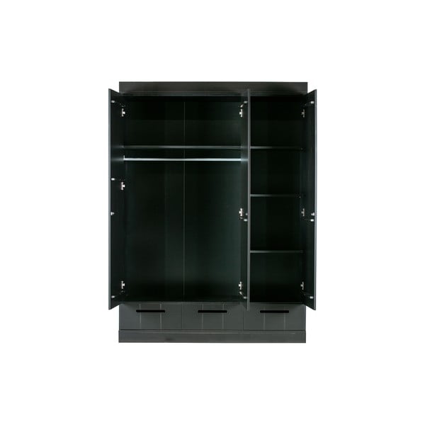 Must männi riidekapp 140x195 cm Connect - WOOOD-image-4