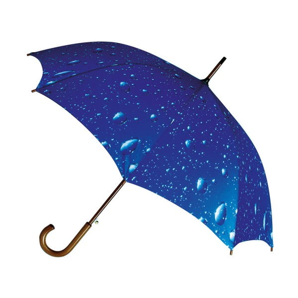 Modrý deštník Ambiance Rain Drops